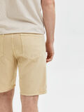 Selected COUPE LARGE SHORTS EN JEAN, Sand, highres - 16084040_Sand_006.jpg