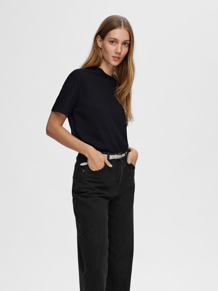 Selected T-SHIRT, Black, highres - 16087919_Black_003.jpg