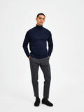 Selected SLIM FIT ROLLKRAGENPULLOVER, Navy Blazer, highres - 16084840_NavyBlazer_940836_005.jpg