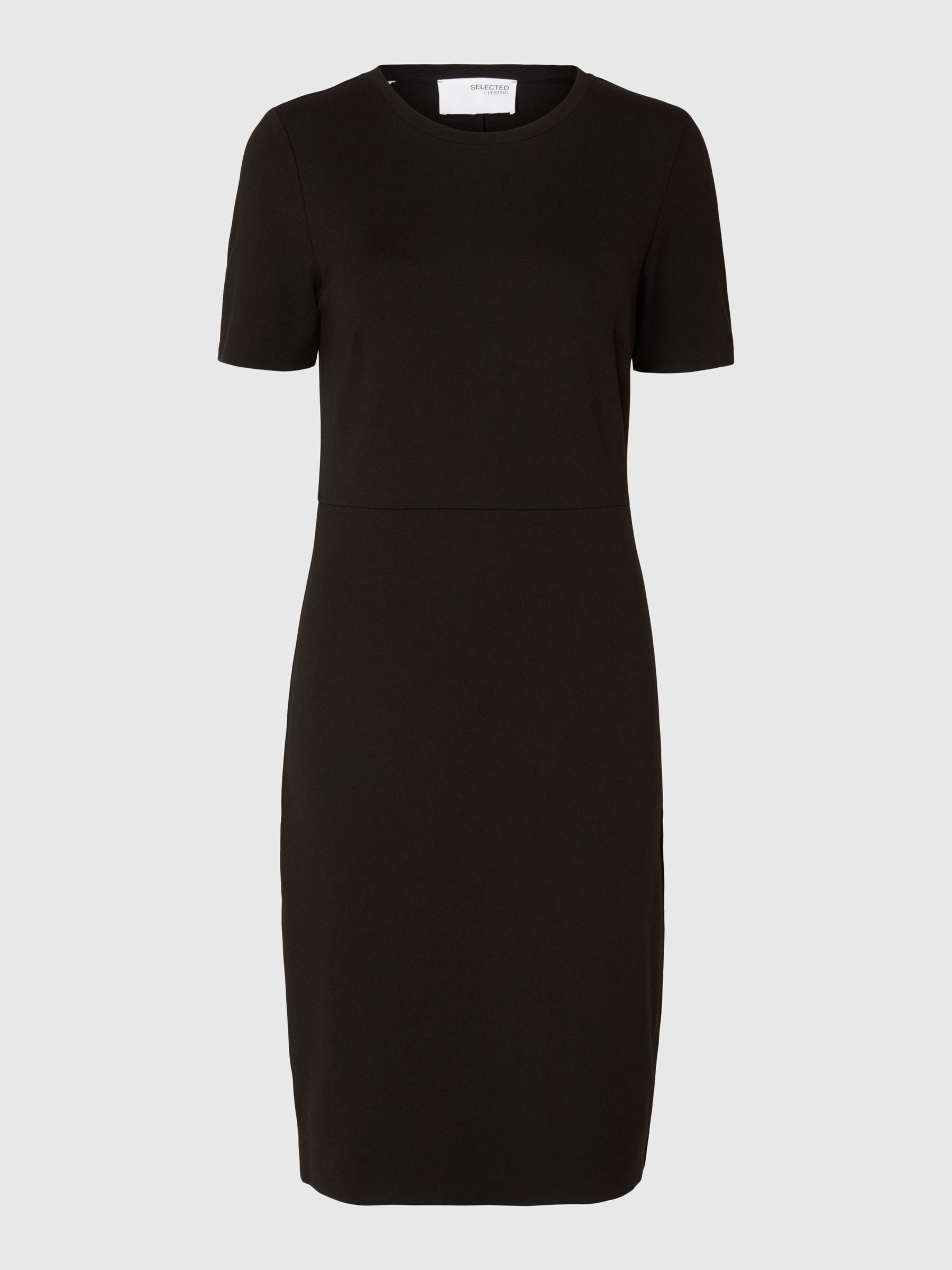 Selected femme cheap black dress