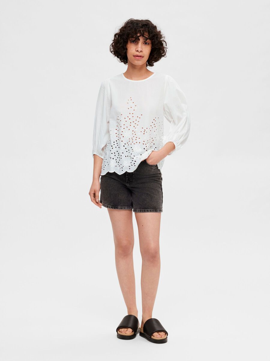 Selected BRODERIE ANGLAISE BLOUSE, Snow White, highres - 16089850_SnowWhite_005.jpg