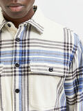 Selected PLAID OVERSHIRT, Dark Blue, highres - 16083606_DarkBlue_915179_006.jpg