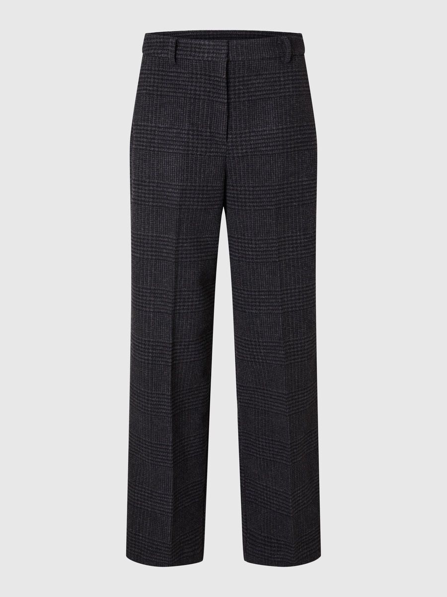 Selected WOOL BLEND WIDE-LEG TROUSERS, Dark Grey, highres - 16095012_DarkGrey_1128259_001.jpg
