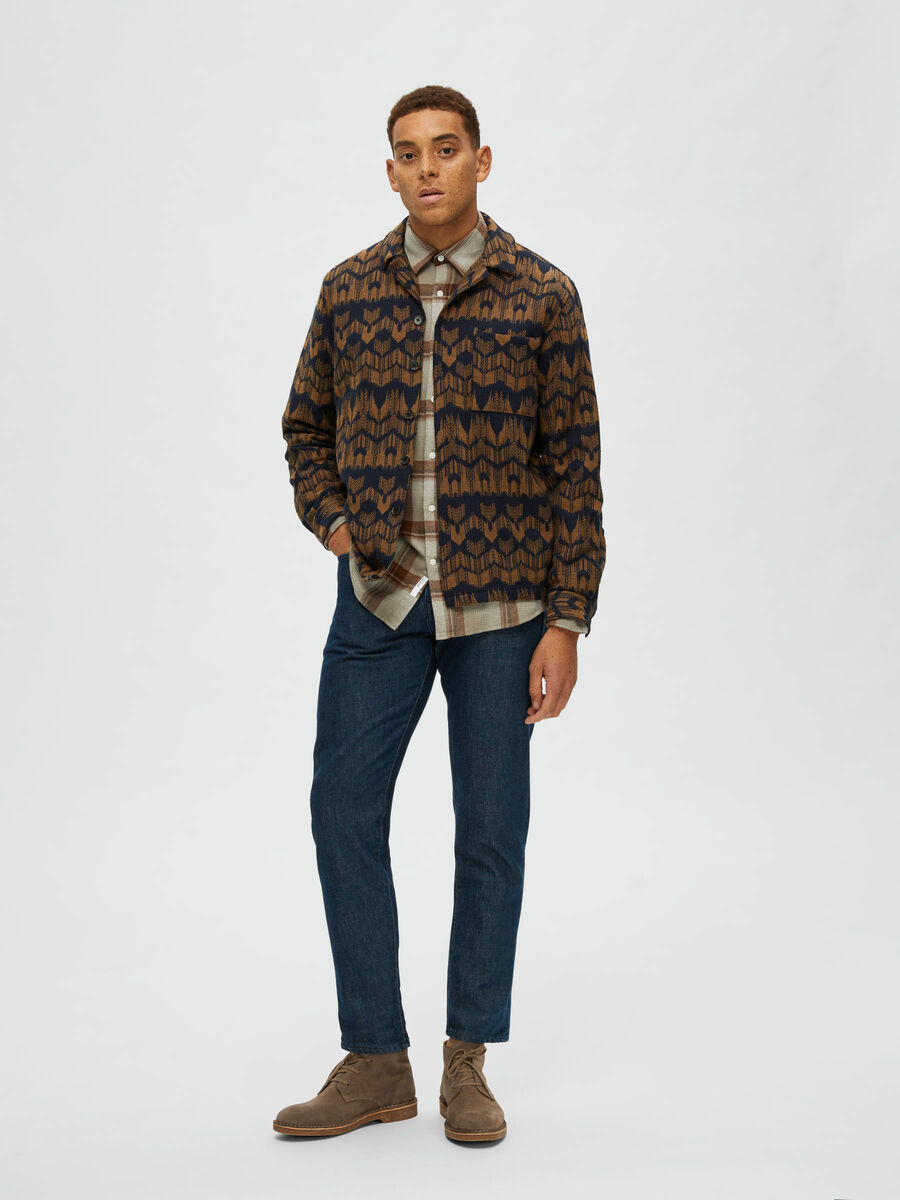 Selected BEDRUKT CAMP COLLAR OVERSHIRT, Navy Blazer, highres - 16090319_NavyBlazer_1040501_005.jpg