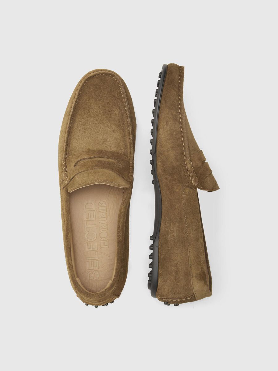 Selected SUEDE LOAFERS, Tobacco Brown, highres - 16089391_TobaccoBrown_005.jpg