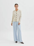 Selected LONG-SLEEVED KNITTED CARDIGAN, Birch, highres - 16065511_Birch_980338_005.jpg