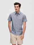 Selected CLASSIC SHORT SLEEVED SHIRT, Medium Blue Denim, highres - 16079057_MediumBlueDenim_003.jpg