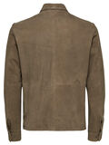 Selected SUEDE  - LEATHER JACKET, Sepia Tint, highres - 16066880_SepiaTint_002.jpg