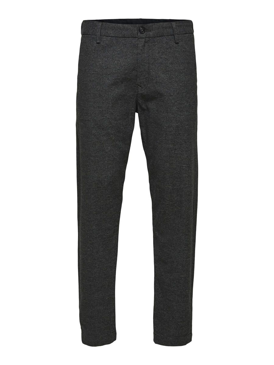 Slim tapered fit trousers, Selected