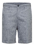 Selected LOOSE TAPERED FIT CASUAL CHINO CHINO SHORTS, Light Blue, highres - 16082850_LightBlue_001.jpg