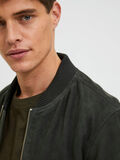 Selected SUEDE BOMBER JACKET, Peat, highres - 16085746_Peat_006.jpg