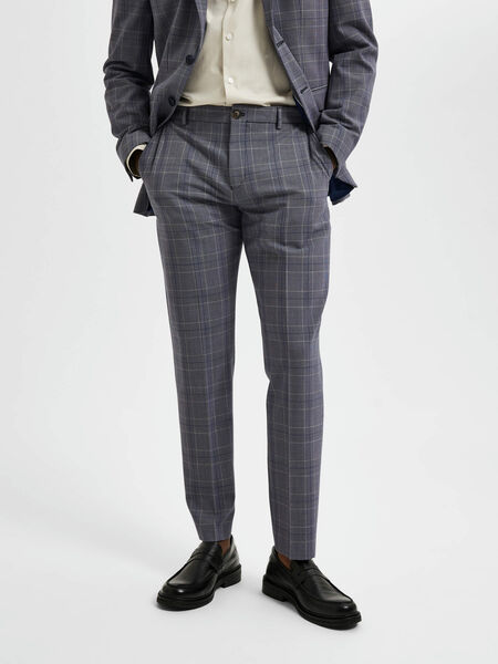 Selected CHECKED TROUSERS, Insignia Blue, highres - 16087808_InsigniaBlue_985992_003.jpg