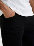 Selected COMFORT STRETCH SHORTS, Black Denim, highres - 16083155_BlackDenim_006.jpg