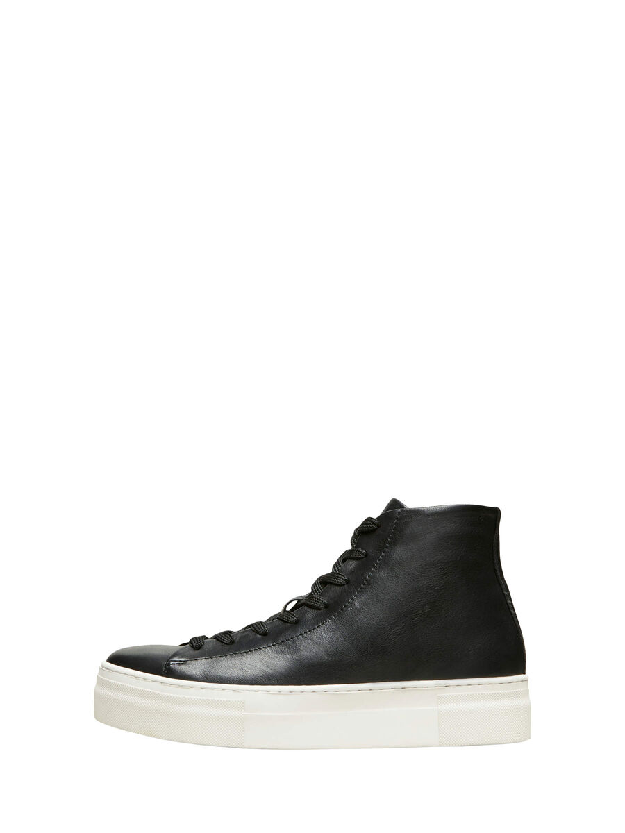 Selected HIGHTOP - TRAINERS, Black, highres - 16075945_Black_001.jpg