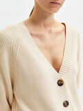 Selected MANCHES LONGUES CARDIGAN EN MAILLE, Birch, highres - 16082276_Birch_006.jpg