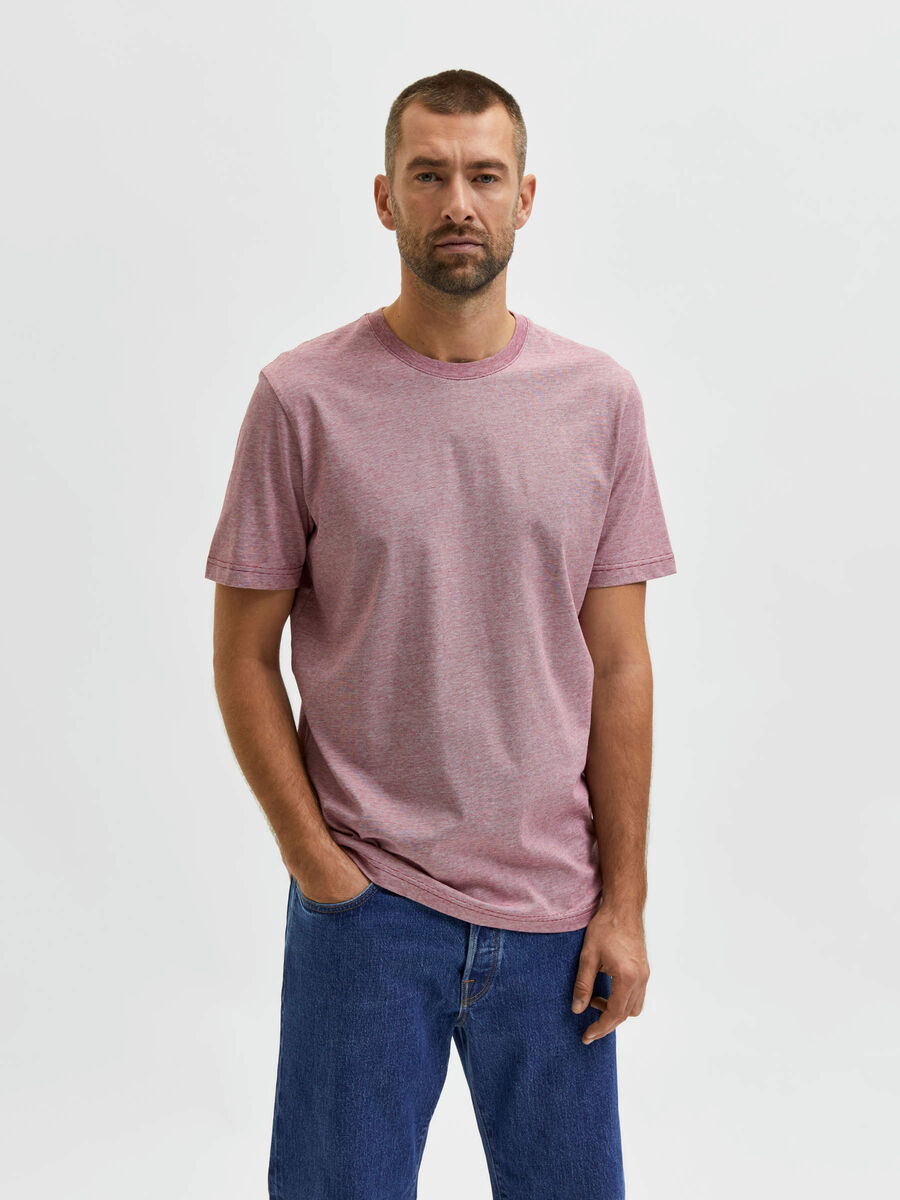 Selected STRIBET T-SHIRT, Biking Red, highres - 16080418_BikingRed_873552_003.jpg