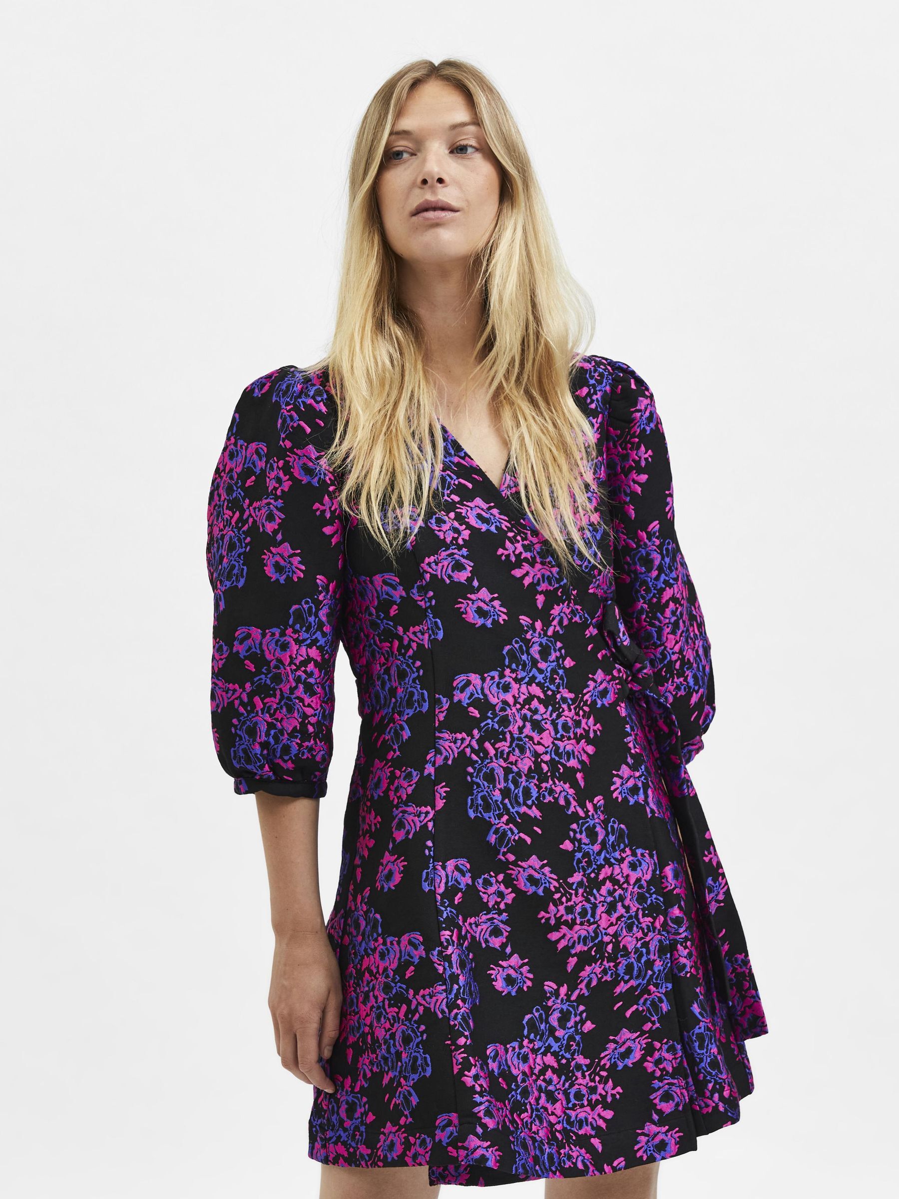 Floral wrap dress | Selected
