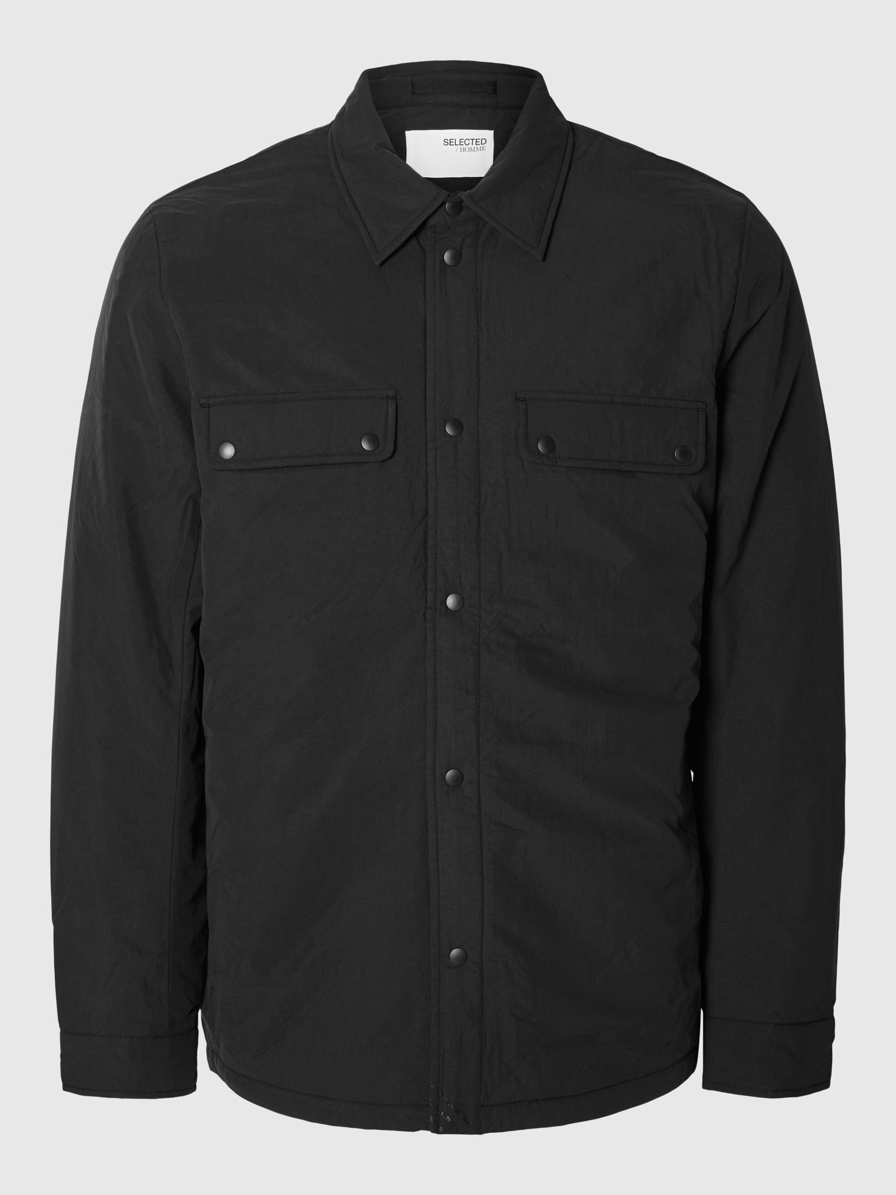 WATER REPELLENT SHACKET Black SELECTED HOMME