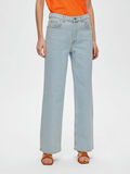 Selected HIGH WAIST WIDE FIT JEANS, Light Blue Denim, highres - 16083298_LightBlueDenim_003.jpg