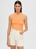 Selected RIBBED TANK TOP, Papaya, highres - 16088726_Papaya_008.jpg