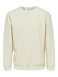 Selected GEBREIDE SWEATSHIRT, Cloud Cream, highres - 16085661_CloudCream_001.jpg