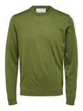 Selected LANGÄRMELIGER PULLOVER, Olive Branch, highres - 16079772_OliveBranch_853571_001.jpg