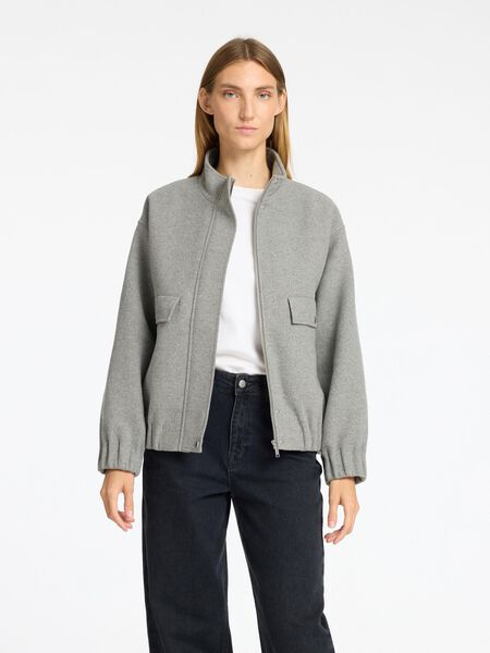 Selected GIACCA DA AVIATORE, Medium Grey Melange, highres - 16096513_MediumGreyMelange_003.jpg