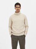 Selected ROLL NECK JUMPER, Oatmeal, highres - 16086644_Oatmeal_003.jpg