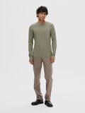 Selected MANCHES LONGUES PULLOVER, Vetiver, highres - 16079774_Vetiver_005.jpg