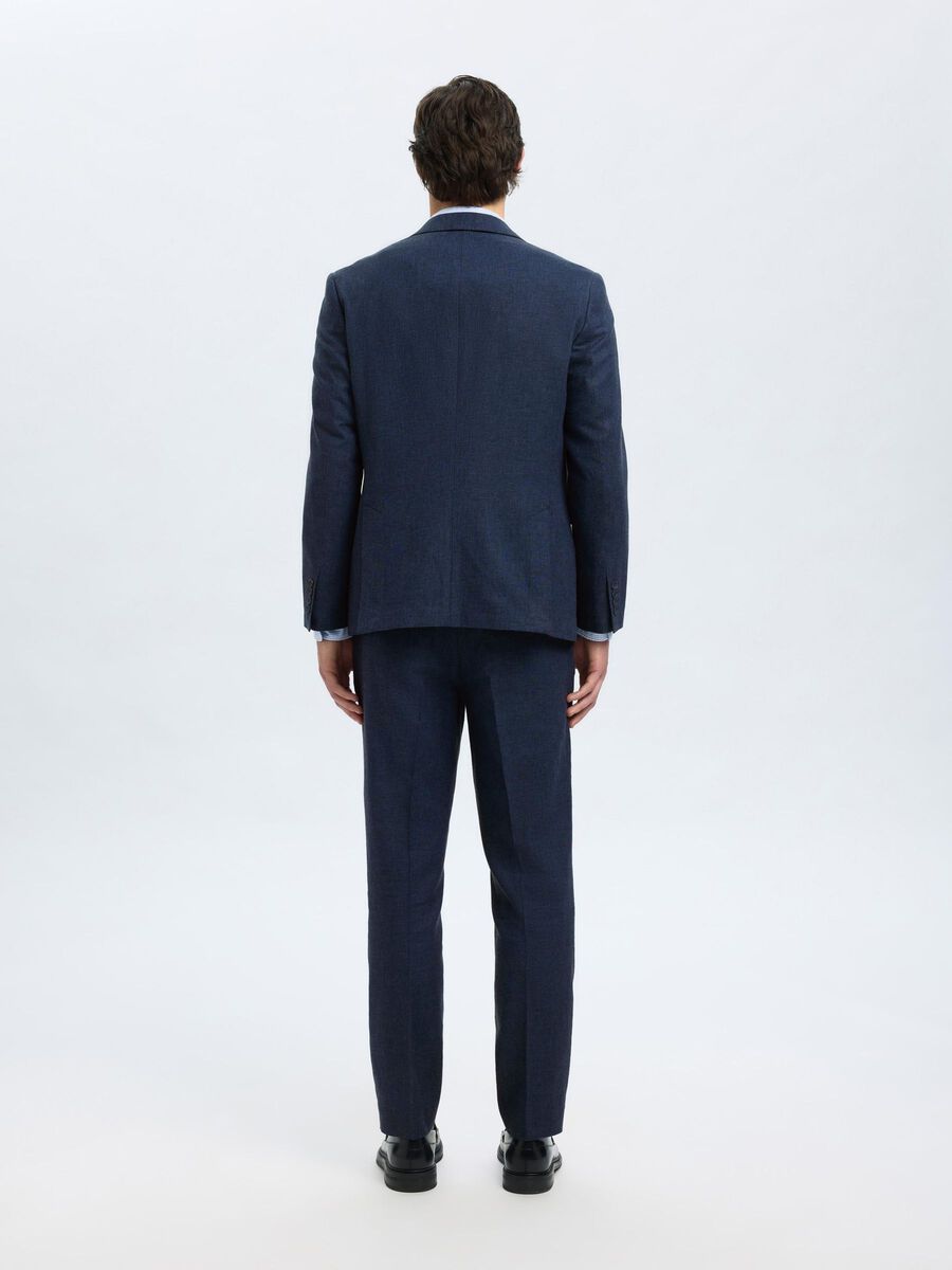 Selected REGULAR FIT BLAZER À SIMPLE BOUTONNAGE, Dark Navy, highres - 16093870_DarkNavy_004.jpg