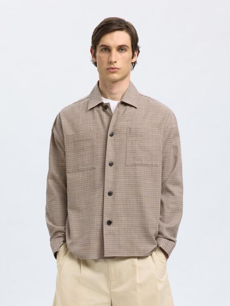 Selected RELAXED FIT OVERSHIRT, Sand, highres - 16097680_Sand_1184053_003.jpg