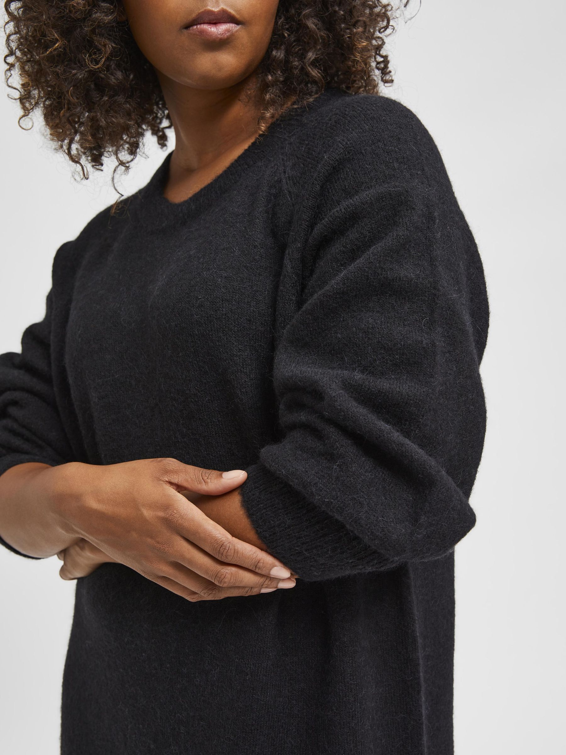 Curve knitted dress | Selected