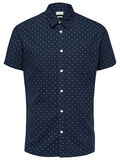 Selected SLIM FIT - KORTERMET SKJORTE, Dark Sapphire, highres - 16060806_DarkSapphire_603053_001.jpg