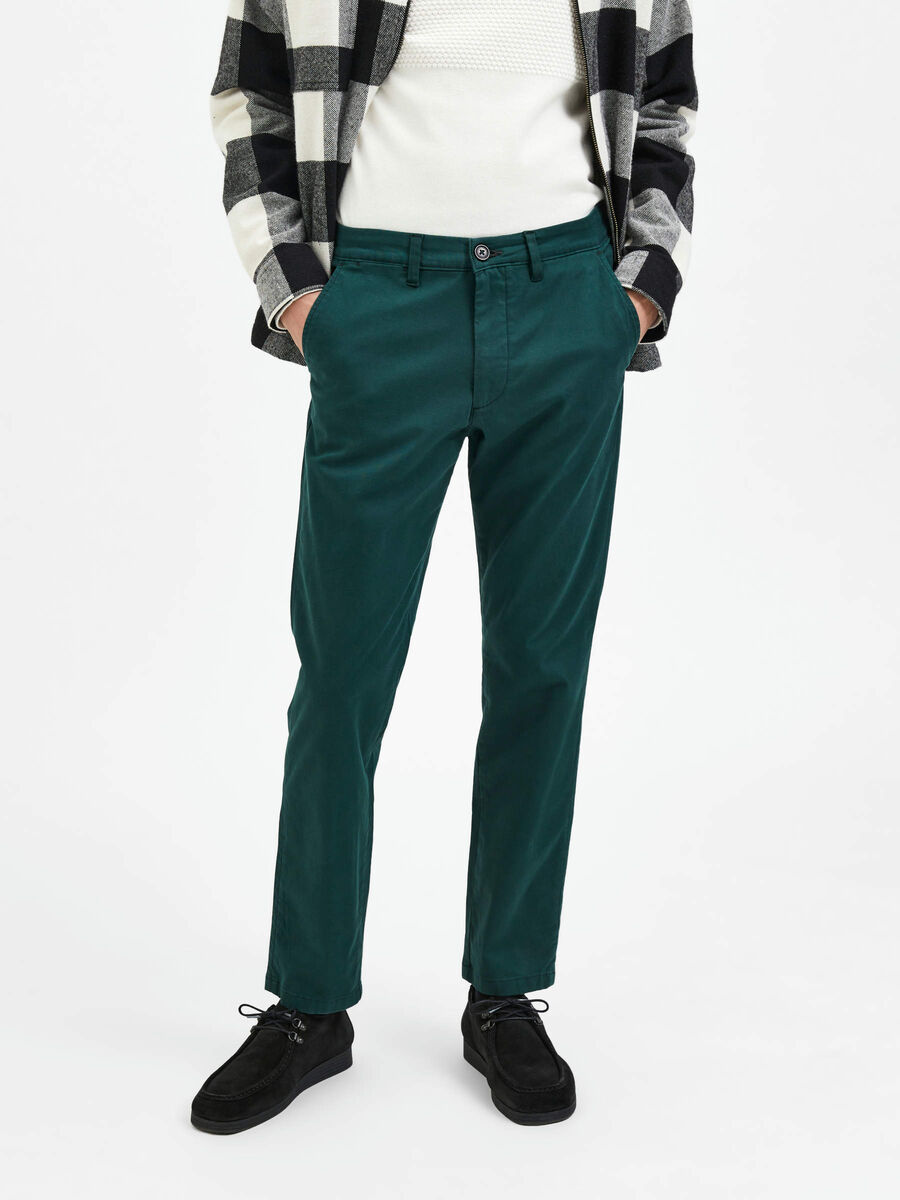 Selected SLIM FIT CHINOS, Scarab, highres - 16074054_Scarab_003.jpg