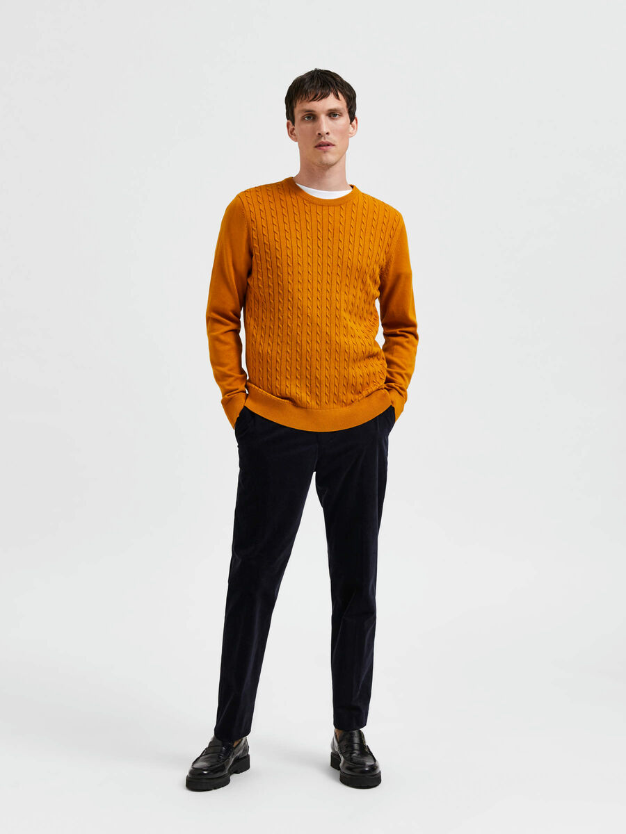 Selected ZOPFSTRICK PULLOVER, Buckthorn Brown, highres - 16086736_BuckthornBrown_005.jpg