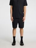 Selected REGULAR FIT  CHINO SHORTS, Black, highres - 16096752_Black_003.jpg