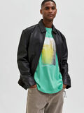 Selected SWEAT-SHIRTS RAS DE COU T-SHIRT, Green Spruce, highres - 16083376_GreenSpruce_008.jpg