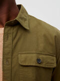 Selected BAUMWOLL OVERSHIRT, Dark Olive, highres - 16086545_DarkOlive_006.jpg