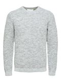 Selected CREW NECK KNITTED PULLOVER, Marshmallow, highres - 16059390_Marshmallow_605104_001.jpg