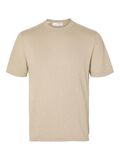 Selected KNITTED SHORT-SLEEVED T-SHIRT, Pure Cashmere, highres - 16092505_PureCashmere_001.jpg