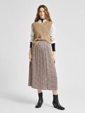 Selected RECYCLED POLYESTER PLISSE PRINT SKIRT, Cappuccino, highres - 16081051_Cappuccino_878524_005.jpg