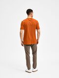 Selected COL MONTANT, COTON BIOLOGIQUE 220G- T-SHIRT, Bombay Brown, highres - 16077385_BombayBrown_004.jpg
