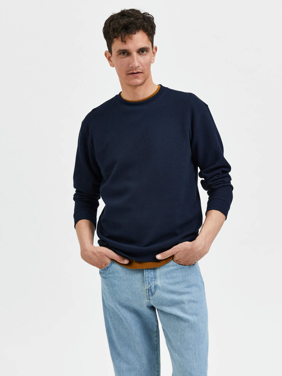 Selected KNITTED SWEATSHIRT, Sky Captain, highres - 16085661_SkyCaptain_003.jpg