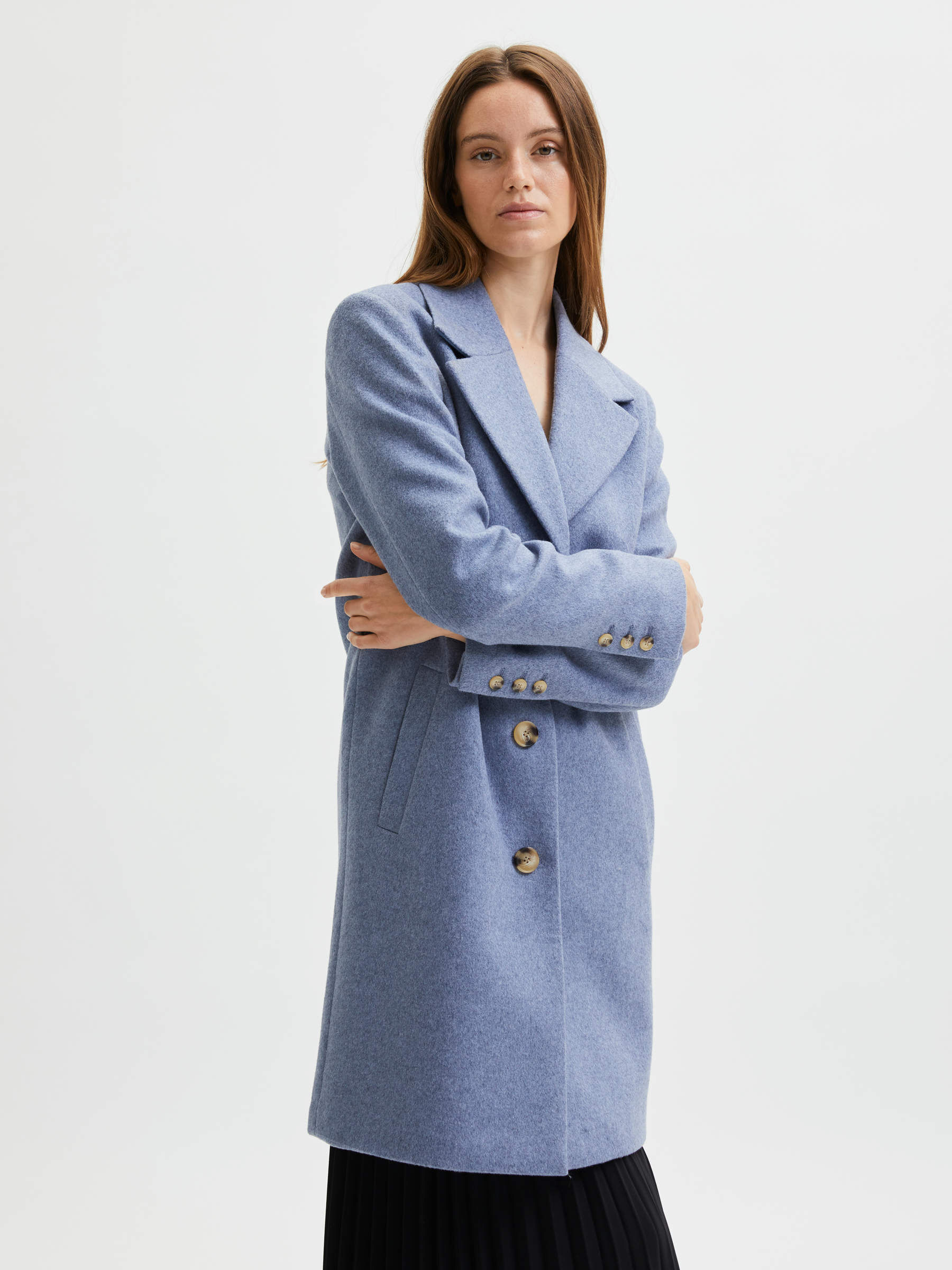 bright wool coat