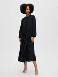 Selected LONG SLEEVED SHIRT DRESS, Black, highres - 16090512_Black_003.jpg