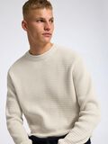 Selected STRUCTURED CREWNECK JUMPER, Oatmeal, highres - 16095614_Oatmeal_008.jpg