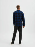 Selected CHECKED LONG SLEEVED SHIRT, Dress Blues, highres - 16080836_DressBlues_876193_004.jpg