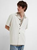 Selected RIBBED CUBAN COLLAR SHORT SLEEVED SHIRT, Pure Cashmere, highres - 16090778_PureCashmere_008.jpg