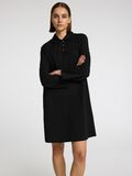 Selected POLO STYLE JERSEY LONG SLEEVED DRESS, Black, highres - 16098447_Black_008.jpg
