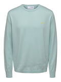 Selected LONG SLEEVED KNITTED PULLOVER, Pastel Blue, highres - 16083961_PastelBlue_001.jpg